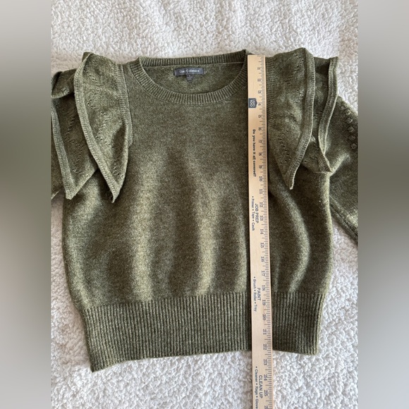 Grey collective women’s Sweater size Large Preppy Feminine vibes- 80’s look - Picture 5 of 11